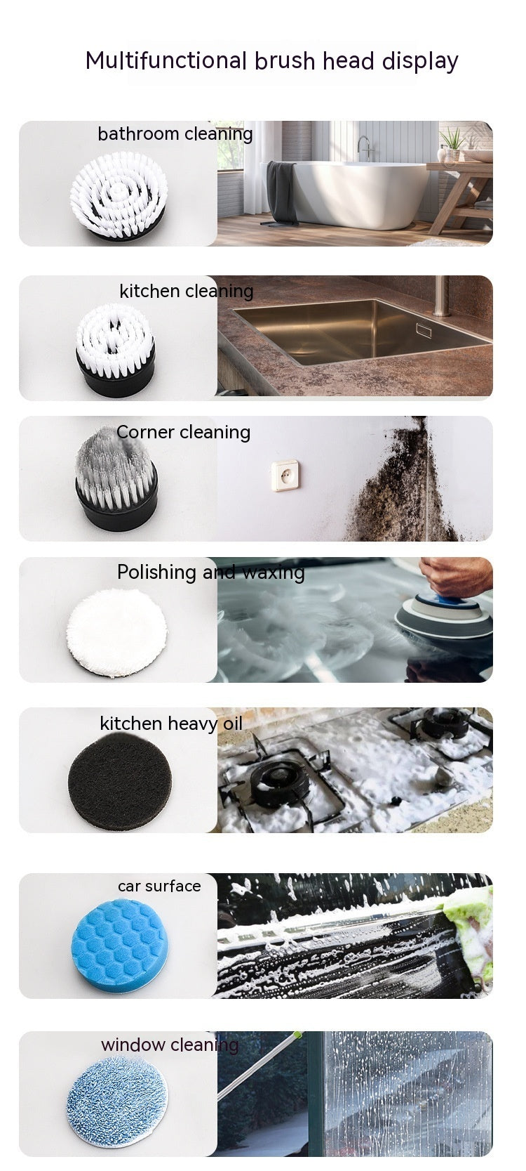7-in-1 Electric Cleaning Brush